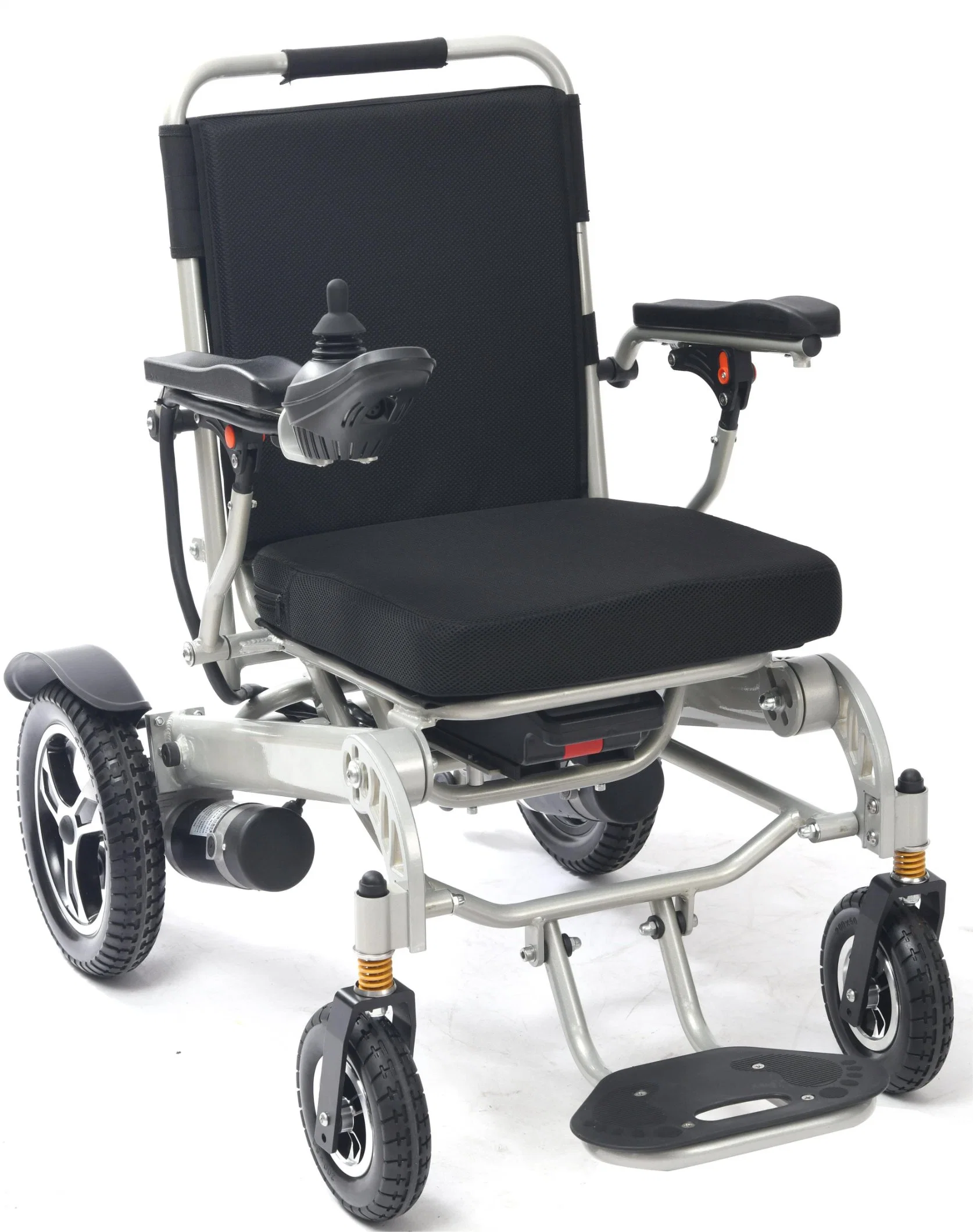 Lightweight Comfortable Aluminum Folding Wheelchair for Disabled Elderly