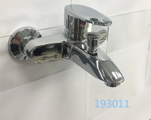 Building Materials Bathroom Faucet Wall Mounted Mixer Bath Faucet Factory Supply