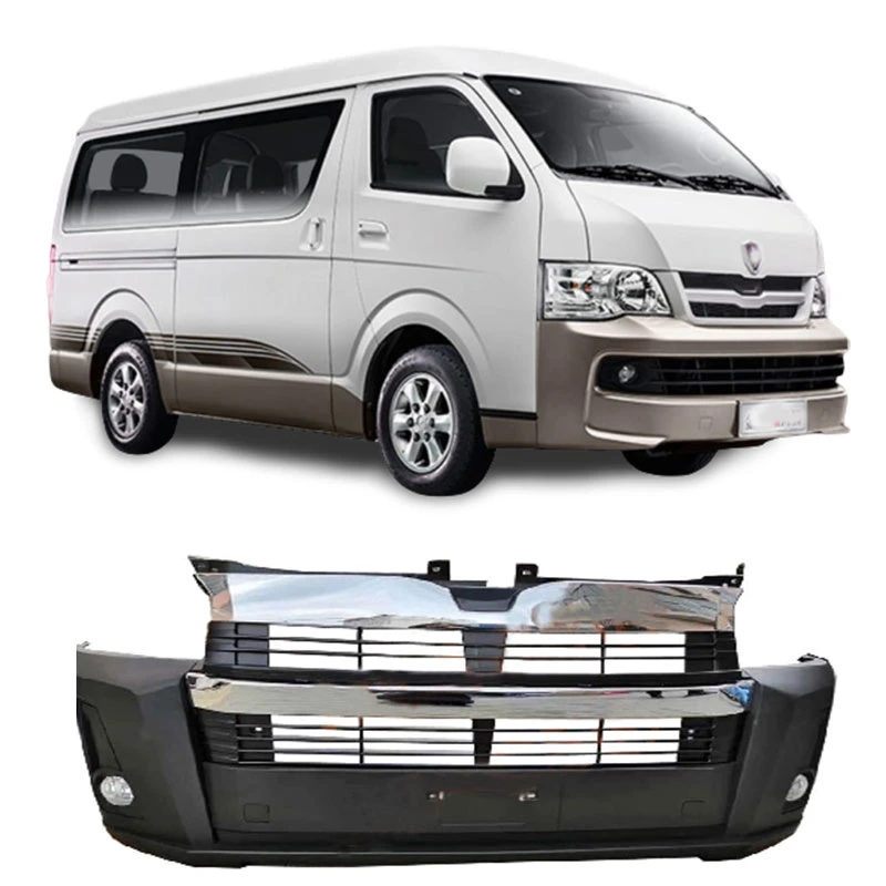 New Trendy Front Bumper Facelift Conversion Body Part Kit for Toyota Hiace 2006 Upgrade to 2016 with LED Headlight