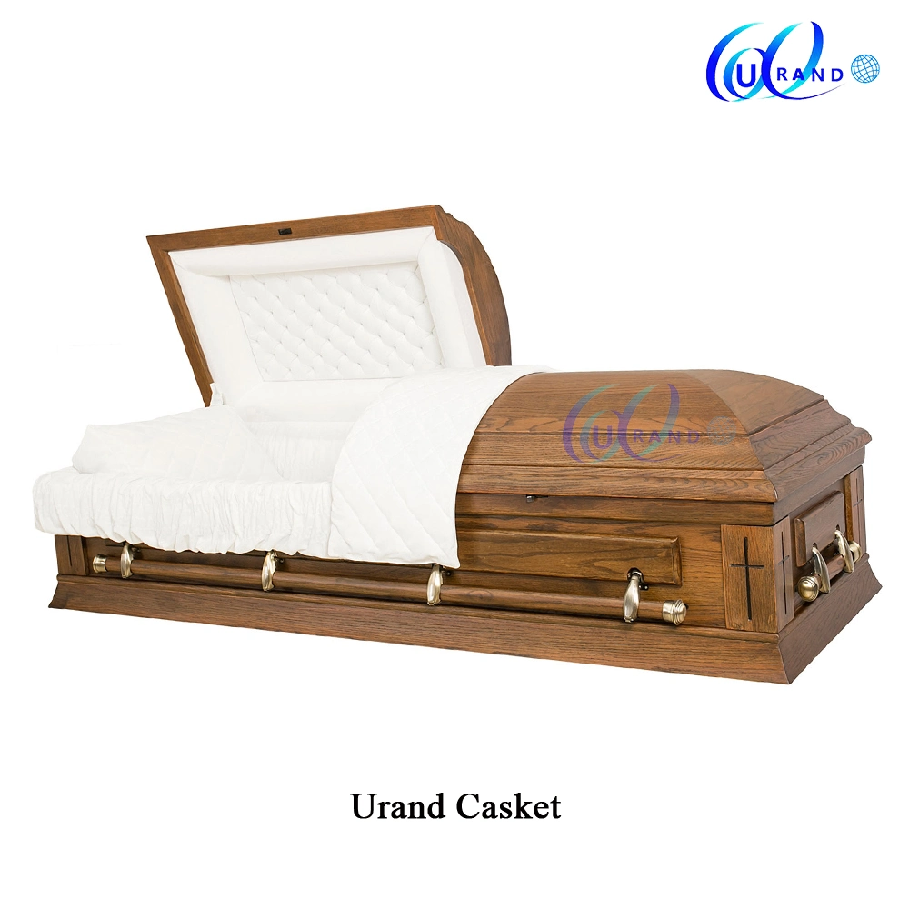 Crossed Corner Special Design Wholesale/Supplier Oak Casket