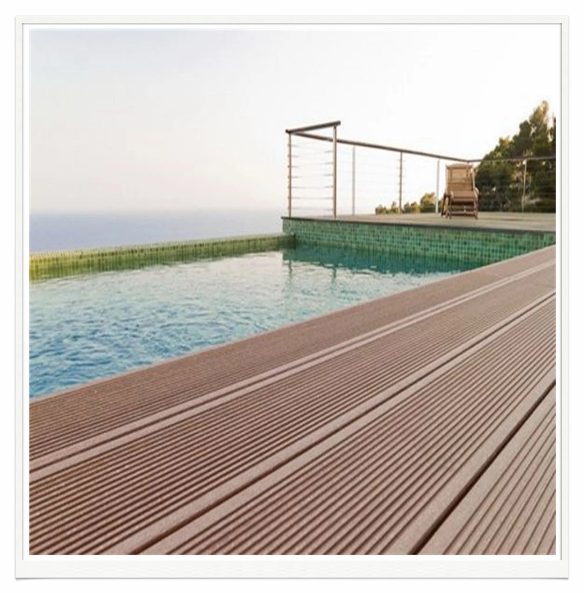 Best Technology WPC 3D Embossed Wood Plastic Composite Exterior WPC Decking Outdoor Floor