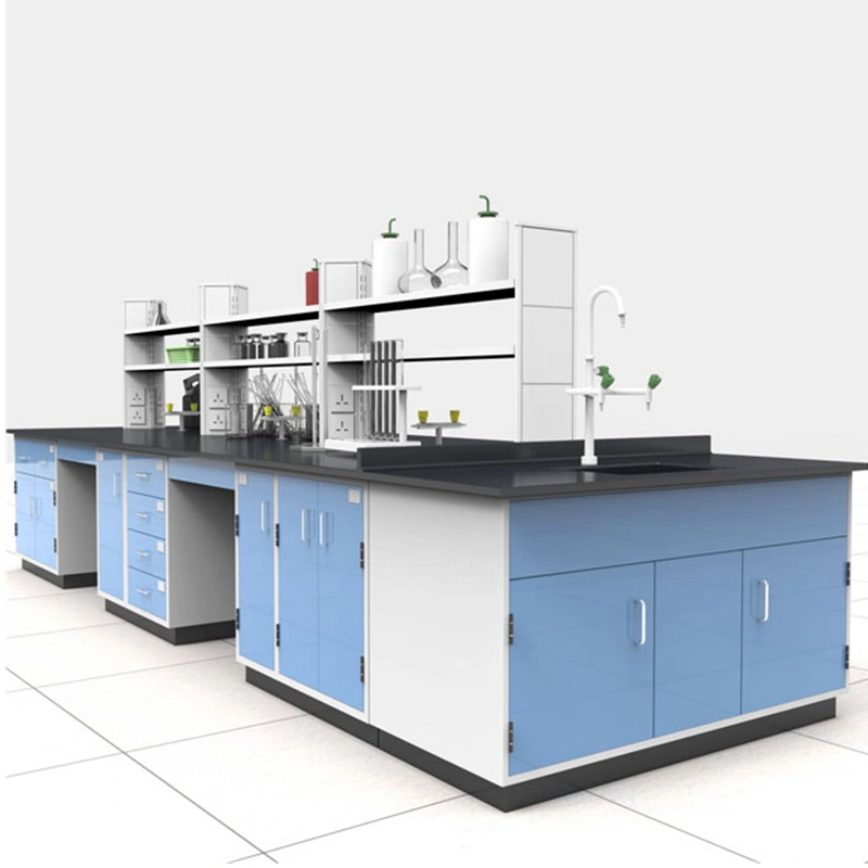 All Steel Laboratory Furniture Science/Chemistry Lab Island Bench