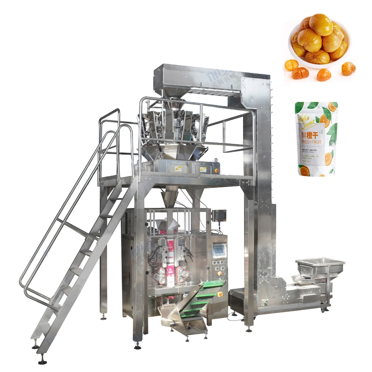 Automatic Multihead Weigher Chocolate Wafer Biscuits Packaging Machine Pouch Cheddar Cheese Crackers Packing Machine