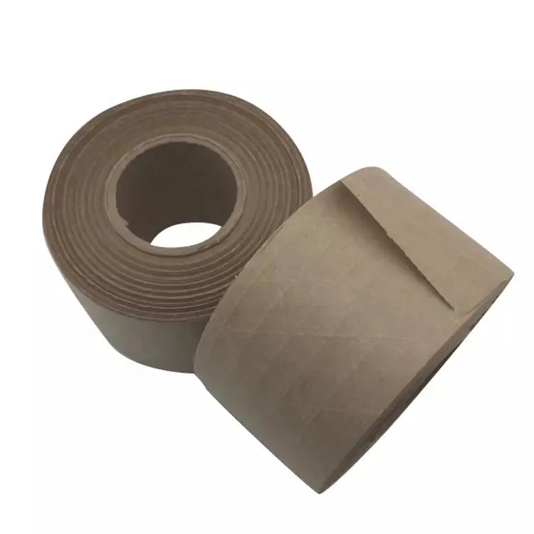 China Provide Eco Friendly Self Adhesive Biodegradable Writable Kraft Paper Tape with MSDS Certified