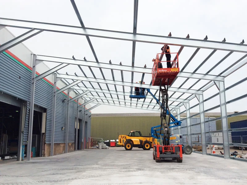 Light Metal Roof Steel Structure Shed Space Frame Warehouse Arch Building