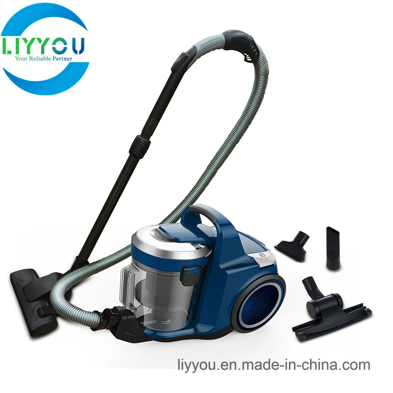More Than 18 Kpa Air Pressure Handle Bagless Canister Multi-Cyclone Vacuum Cleaner