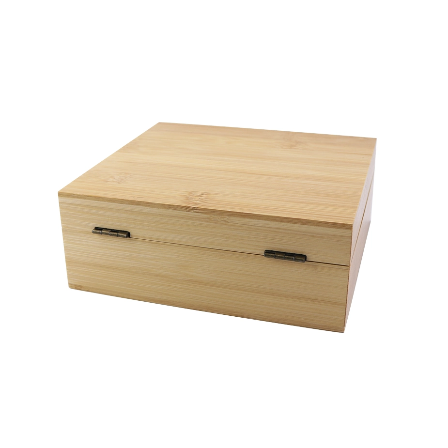 Wholesale/Supplier Smoke Accessories Engraved Wooden Tobacco Box Bamboo Stash Box with Rolling Tray