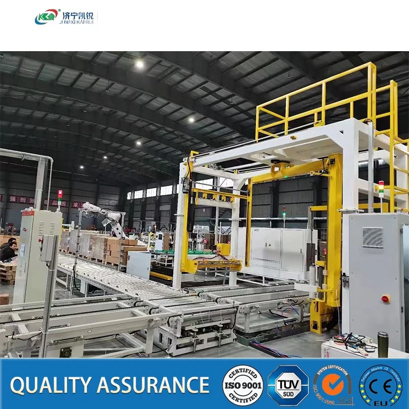 Cylinder Bearing Packaging Machine Turntable Stretch Film Wrapping Machine