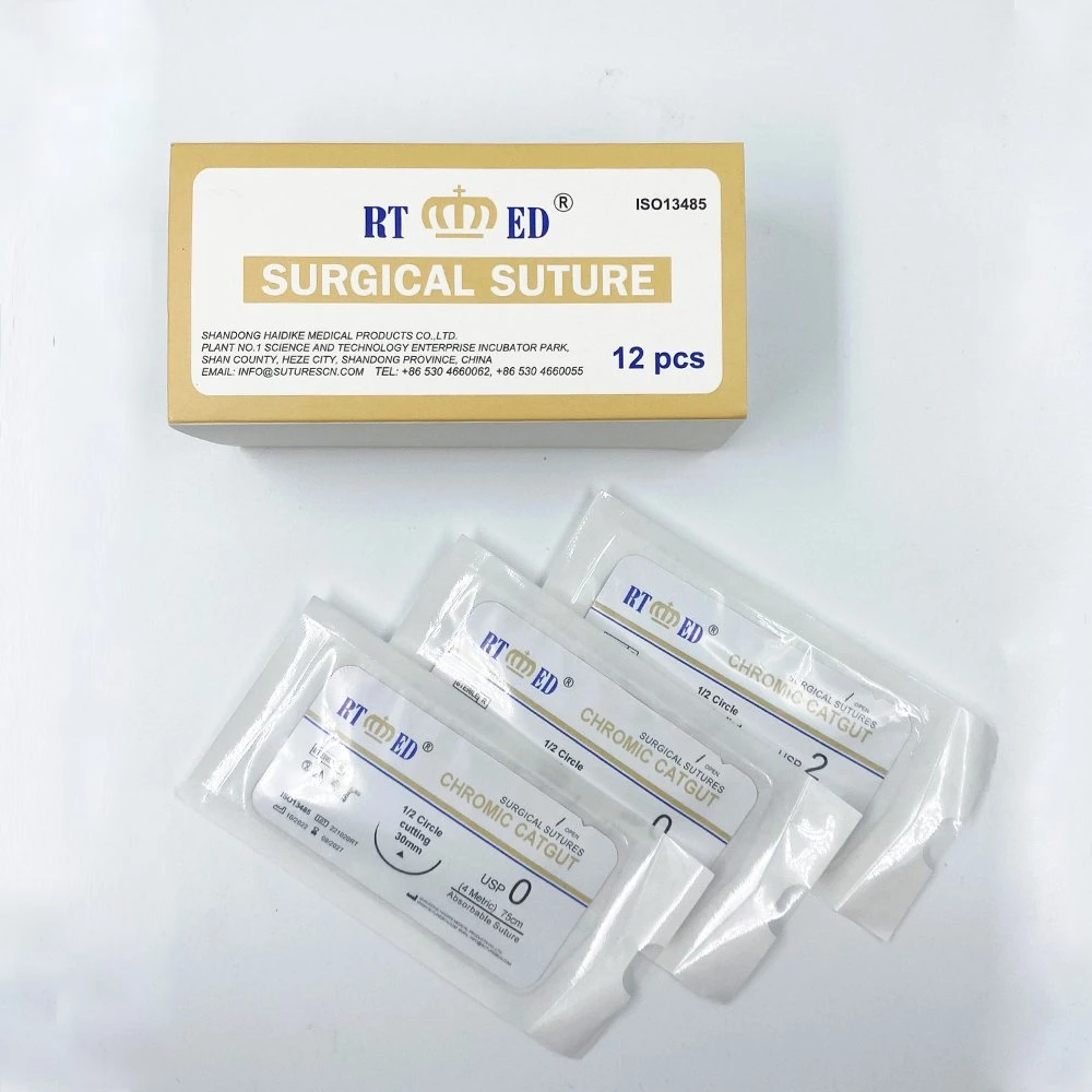 High Quality/Absorbable Chromic Catgut Suture Use for Surgery/Haidike Medical