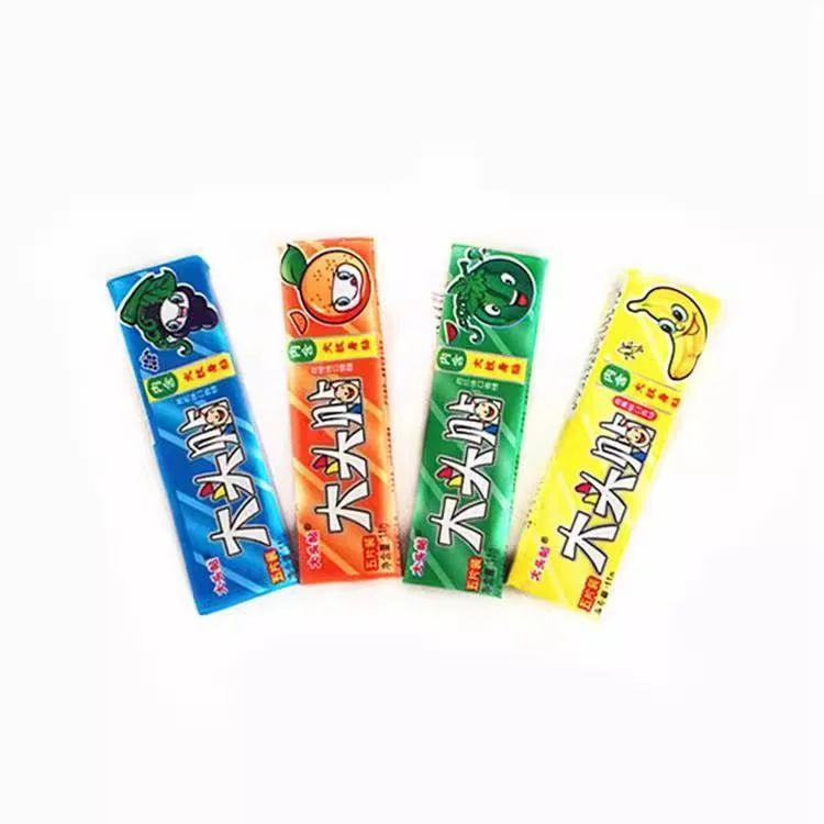 Original Factory Fruit Chewy Gum Tattoo Sticker Candy