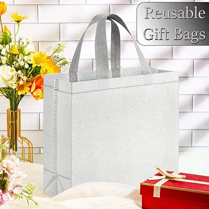 Gift Bags Bling Non Woven Bags for Birthday Party Favor Christmas Bag