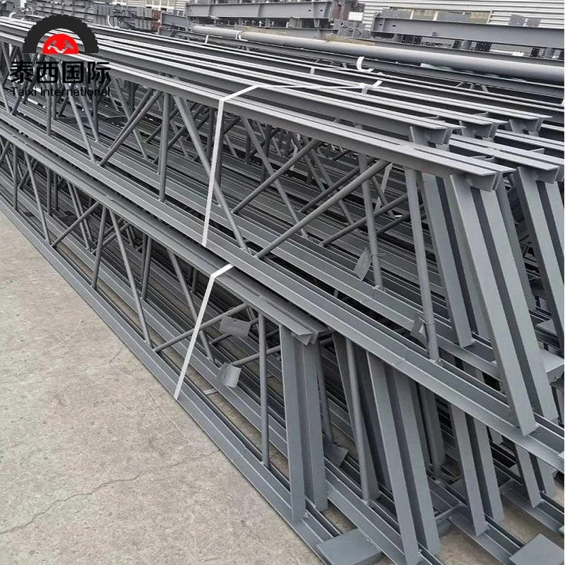 Custom Cantilever Beam Pedestrian Railway Bridge Steel Structure Girder and Roof Truss