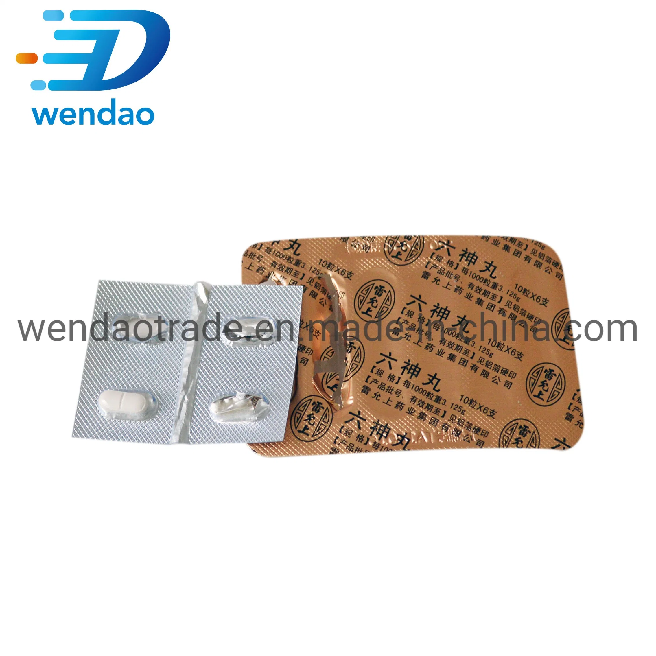 Capsules Pill Packaging Gold Aluminum Foil for Medical