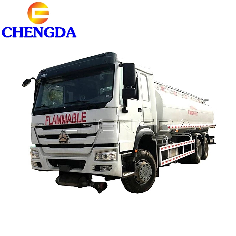 HOWO 10 Wheeler 20000liter 6X4 Diesel Gasoline Used New Special Oil Fuel Tanker Tank Truck