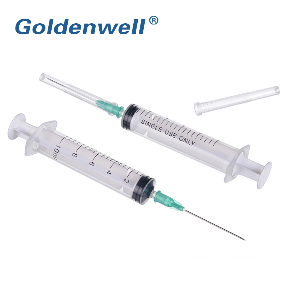 Disposable Plastic Sterile Two Parts Syringe with Needle Manufacturer