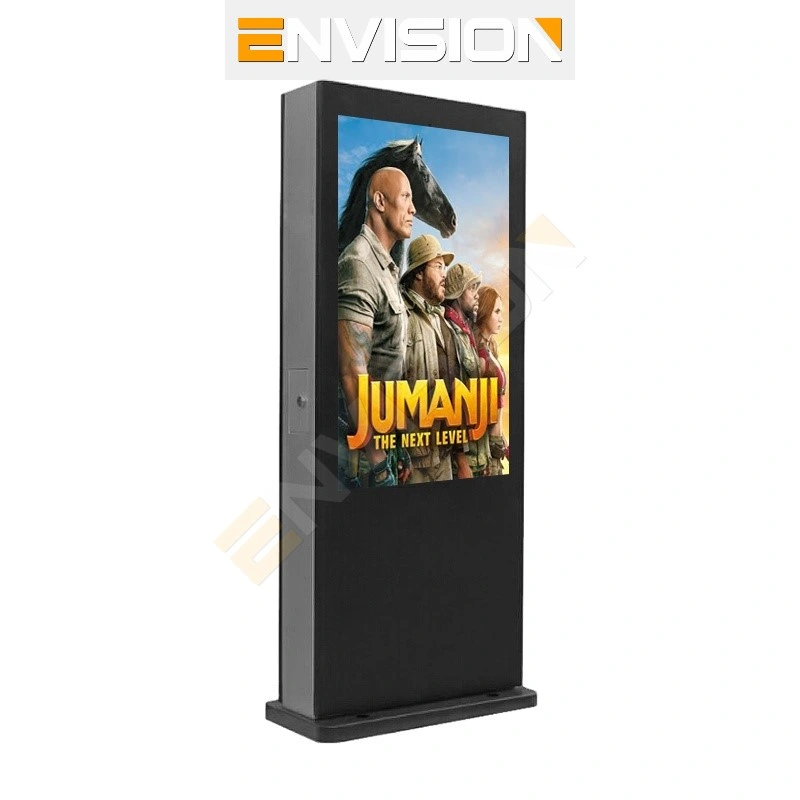 شاشة اللمس بتقنية Vision 75in Solar Powered IP65 Digital شاشة عرض معلومات الإعلان عن اللافتات الإعلانية، Kiosk، سطوع عالٍ، 3000nit