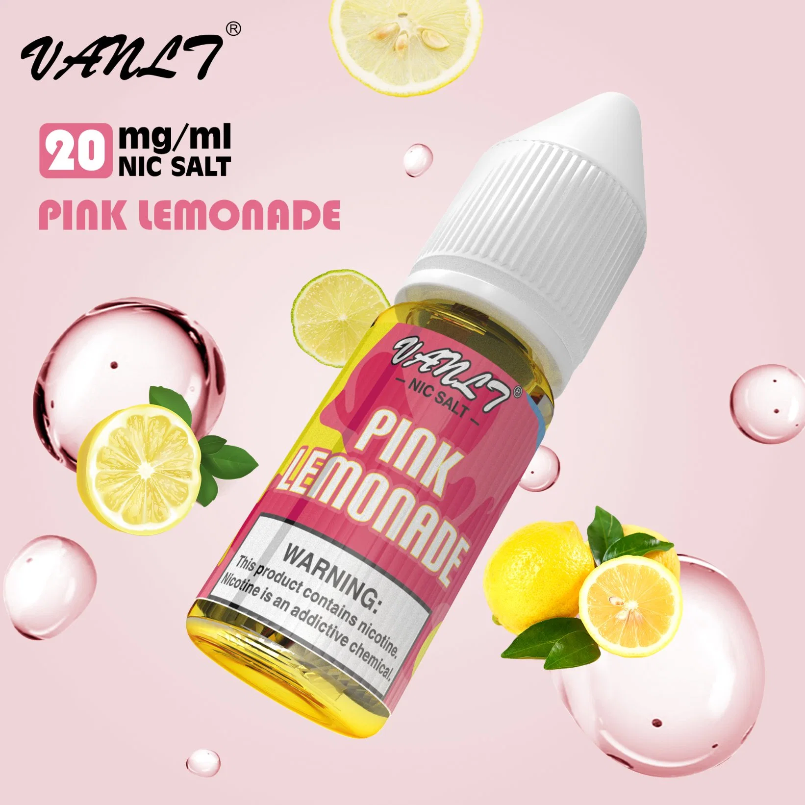 10ml Pet Bottles Pink Lemonade Electronic Liquid