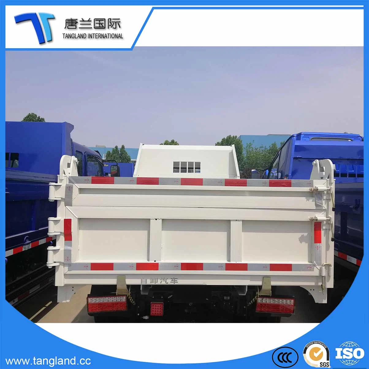 4*2 Mini Commercial Truck Dump Tipper Dumping Vehicle