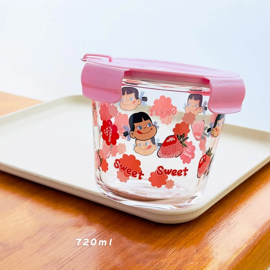 Student Glass Lunch Box Safe Household Food Preservation Containers