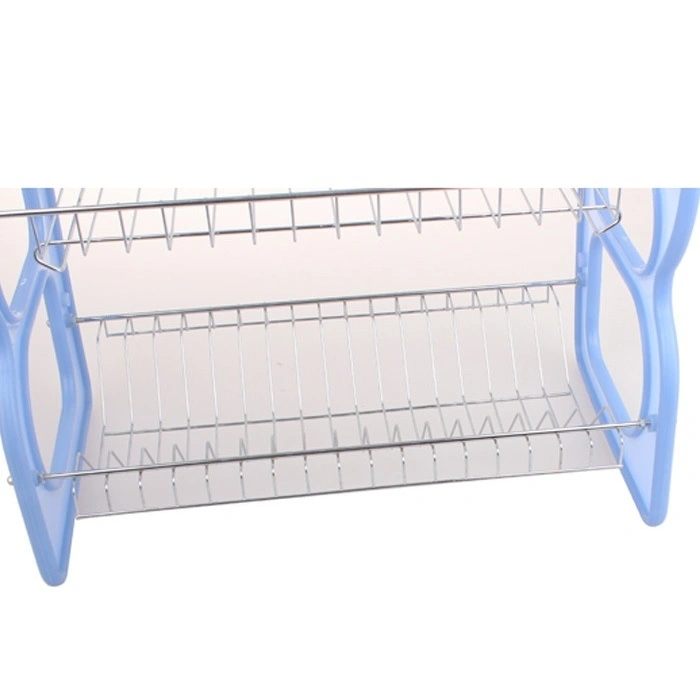 Kitchen Dish Storage Rack Table Top Drain Bowl Rack Put Tableware Plastic Kitchen Storage Rack