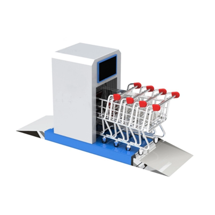 Smart Shopping Cart Disinfection Machine UVC Sterilizer Channel