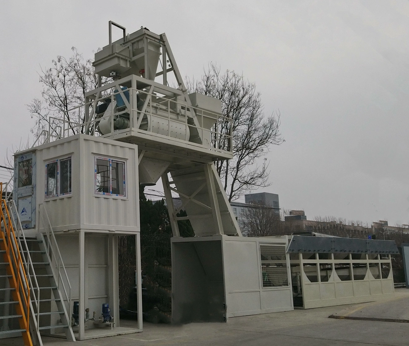 Máquina de Mezclador de concreto con 60m3 por hora con buen precio