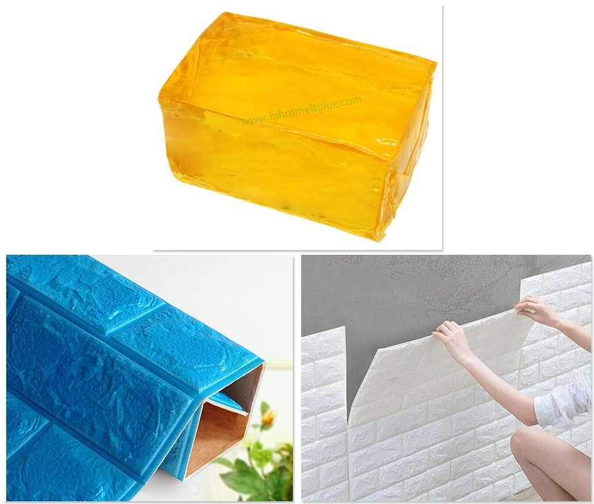 3D espuma de papel de pared adhesivo pegamento PSA bloque de fusión caliente Adhesivo adhesivo