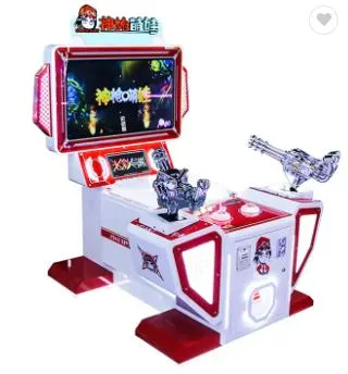 Twin Shooting Guns Machine Cute Baby Parent-Child Coin Game Machine Children's Video Game City Gifts out Twisted Eggs