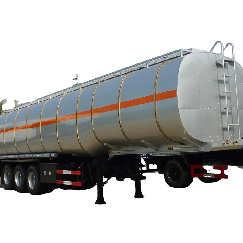 40000liters Fuel Tanker Trailer with Heating Pipes/3 Axles Diesel Oil Tank Trailer