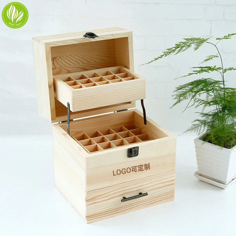 Multi-Storey Wood Essential Oil Sort out and Display Drawer Box