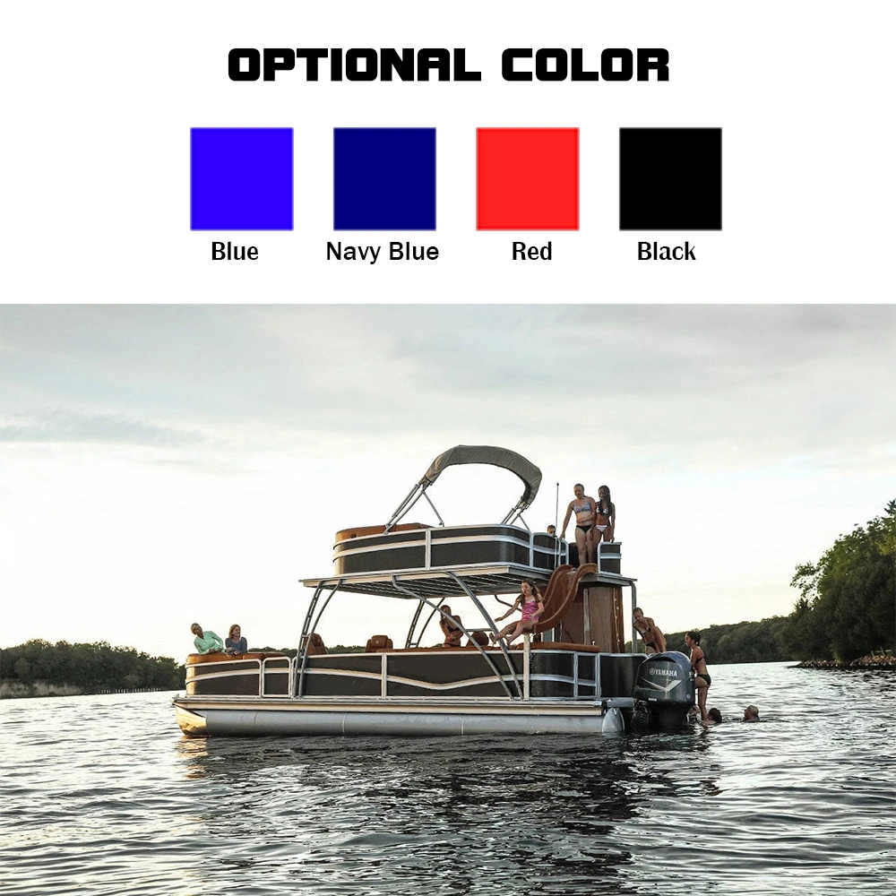 2022 Popular Family Party Barge Floating Pontoon Boat Catamaran Yacht