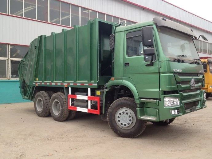 Sinotruk HOWO 5cbm 8cbm 10cbm Swing Arm Skip Garbage Truck