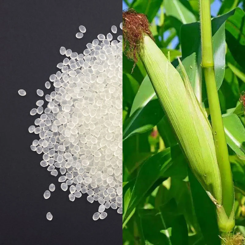 Eco-Friendly Food Grade PLA Resin Made From Corn Raw Material