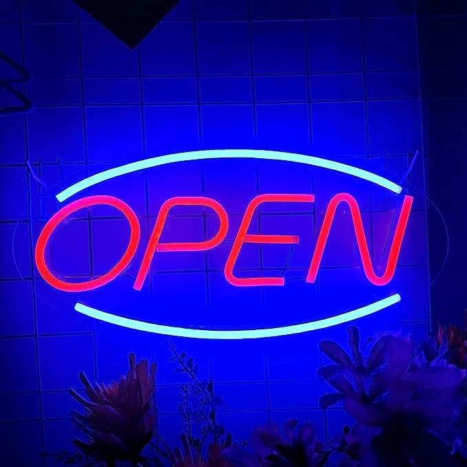 Wall Mounted Shop Front Open Sign LED Neon Light