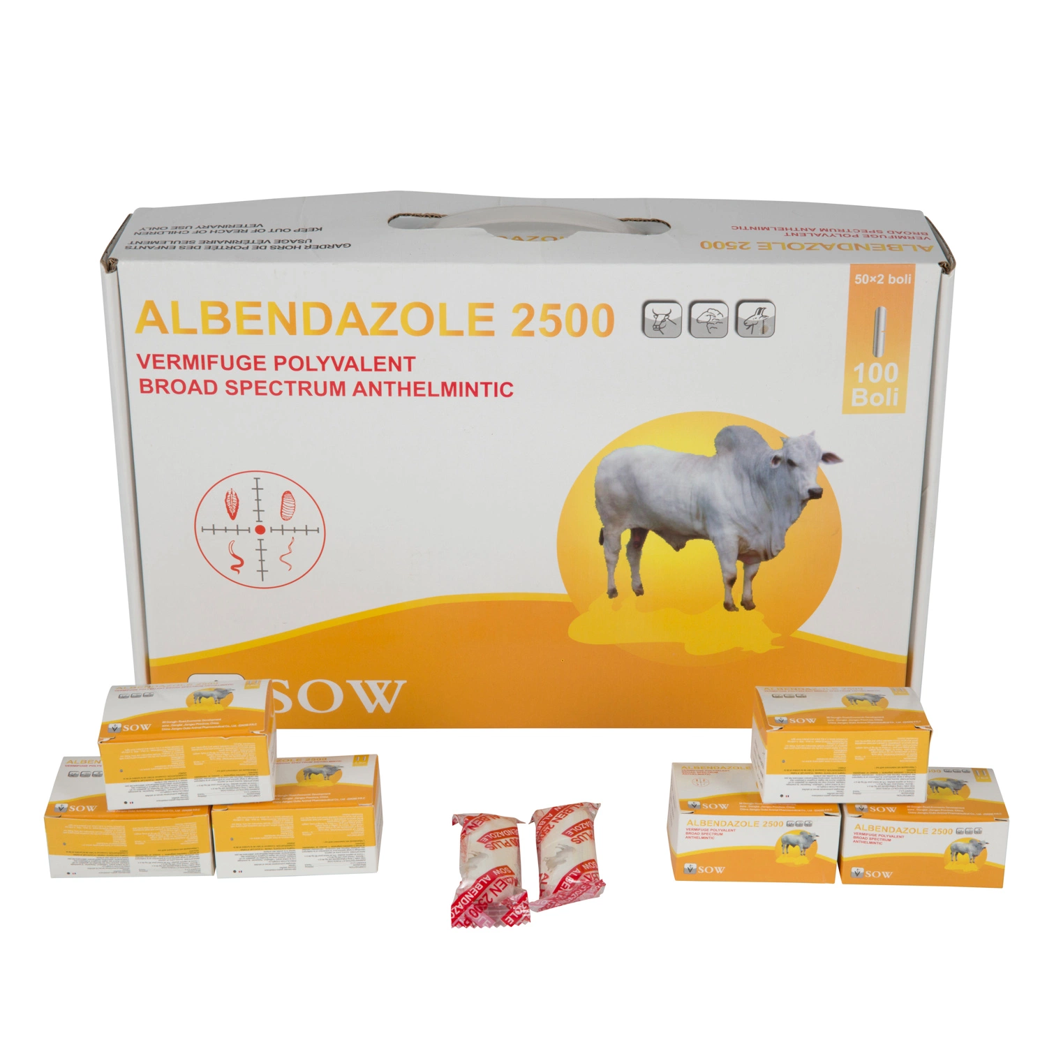 Tierärztliche Verwendung Albendazole Bolus Tablette 2500mg Nr. 2