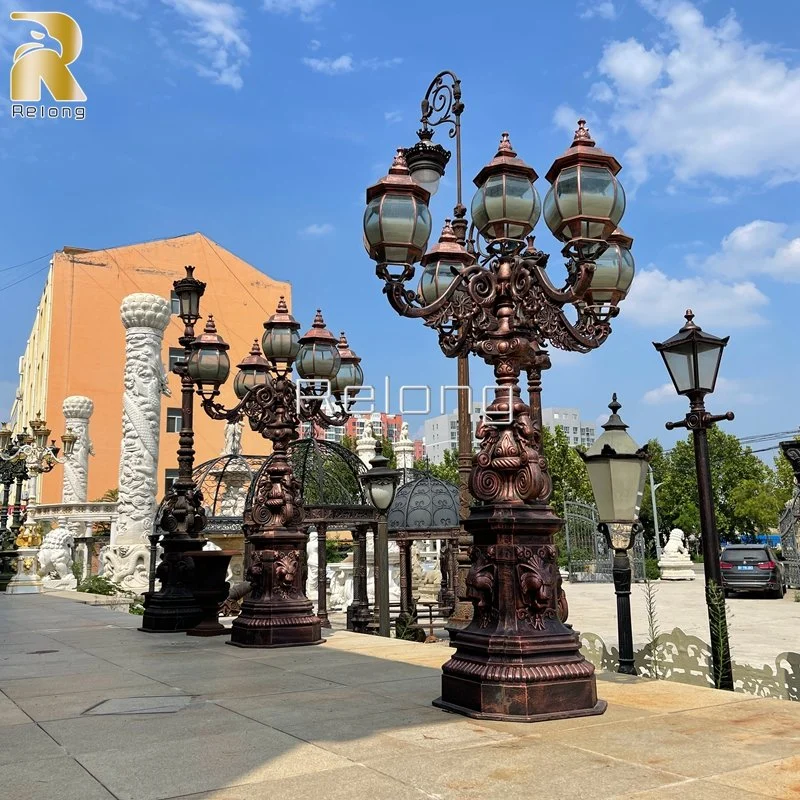 Rendimiento de alta calidad/alto costo de hierro fundido de estilo Victoriano Farola fabricante chino