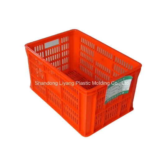 Wholesale/Supplier Plastic Storage Basket Fruit Turnover Basket with ISO SGS