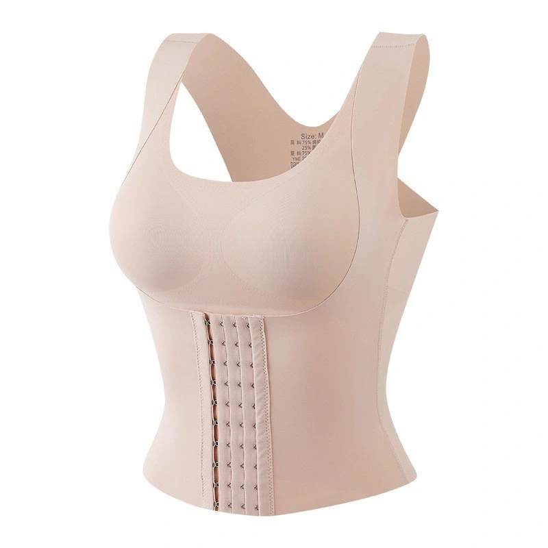 Upper Holding and Adjusting Bra to Correct Hunchback, Plastic Waist, No Underwire Corset for Women