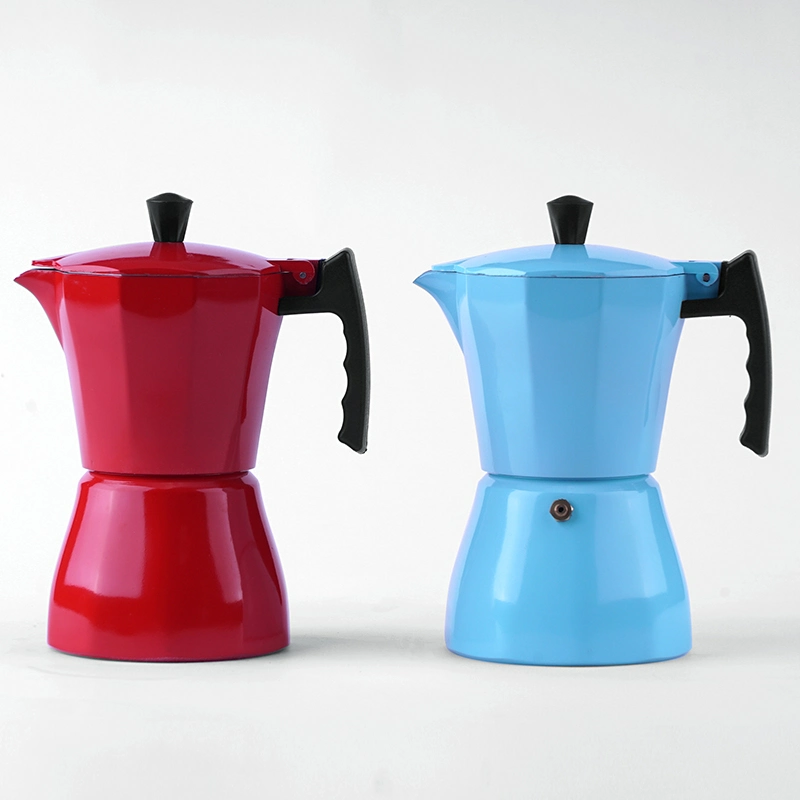 Free Sample Handheld Italian Coffee Maker Aluminum Moka Pot