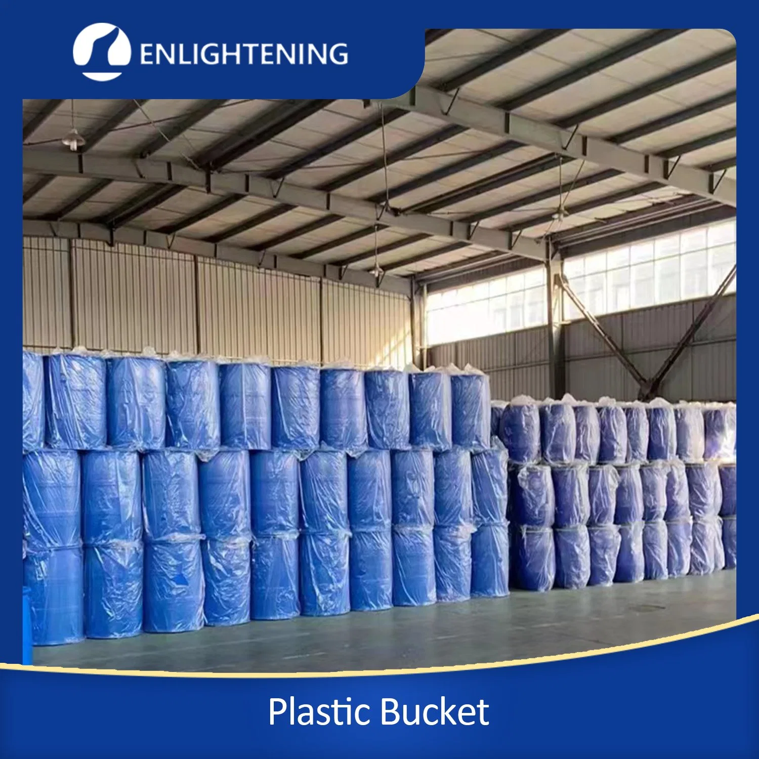 China Wholesale/Supplier Durable HDPE Blue Poly 55 Gallon Gal Plastic Drumfactory for Water/Chemical/Food Grade Ingredient Storage