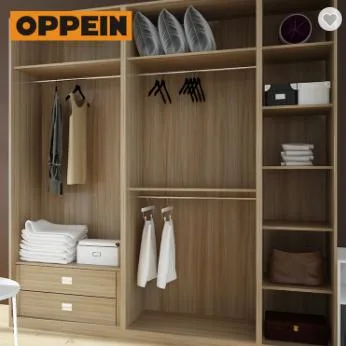 European Standard Latest Door Design Fair Price Furniture Built in Wardrobe