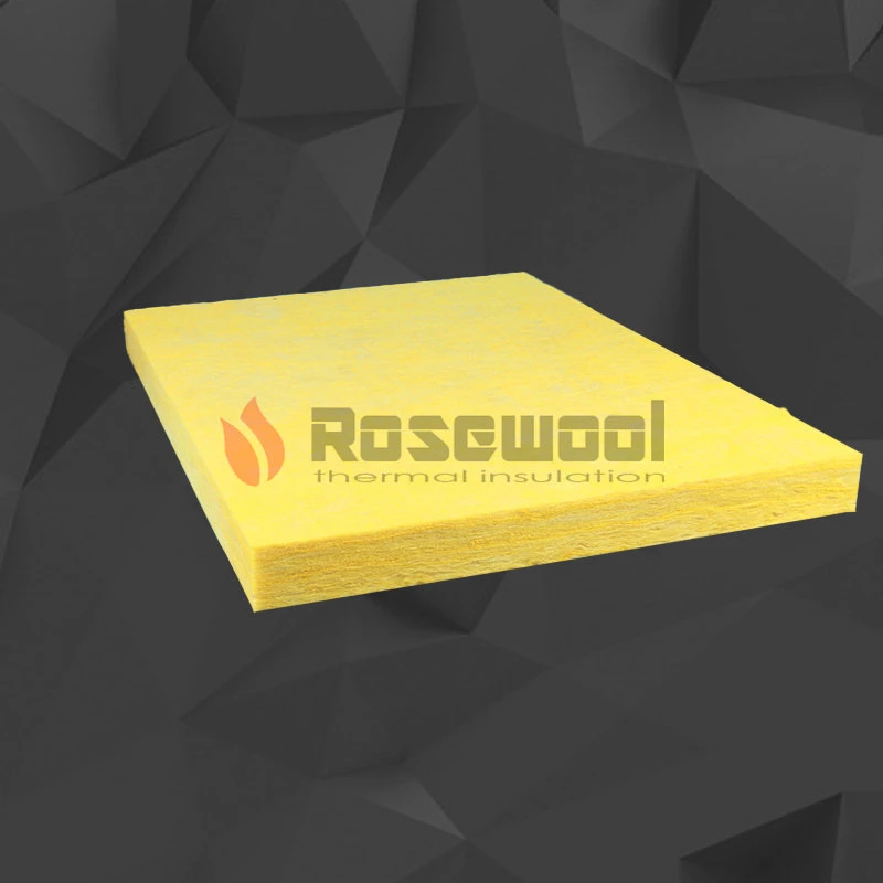 Customized 25-150 mm Glass Wool Board with Long Lifetime