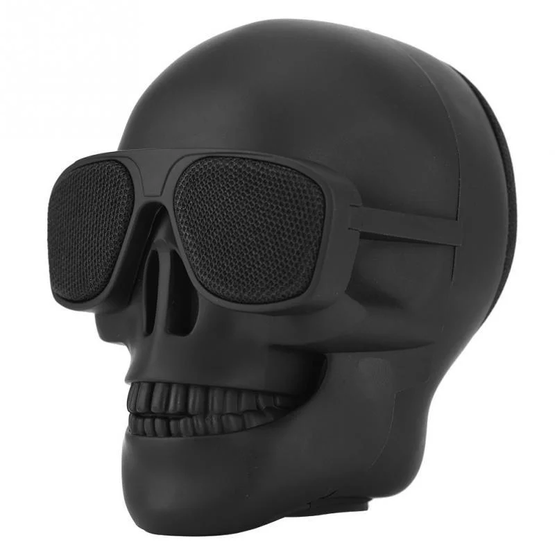 Portable Skull Speaker Wireless Skull Speaker Mini Is The Best Gift for Halloween Christmas Gifts