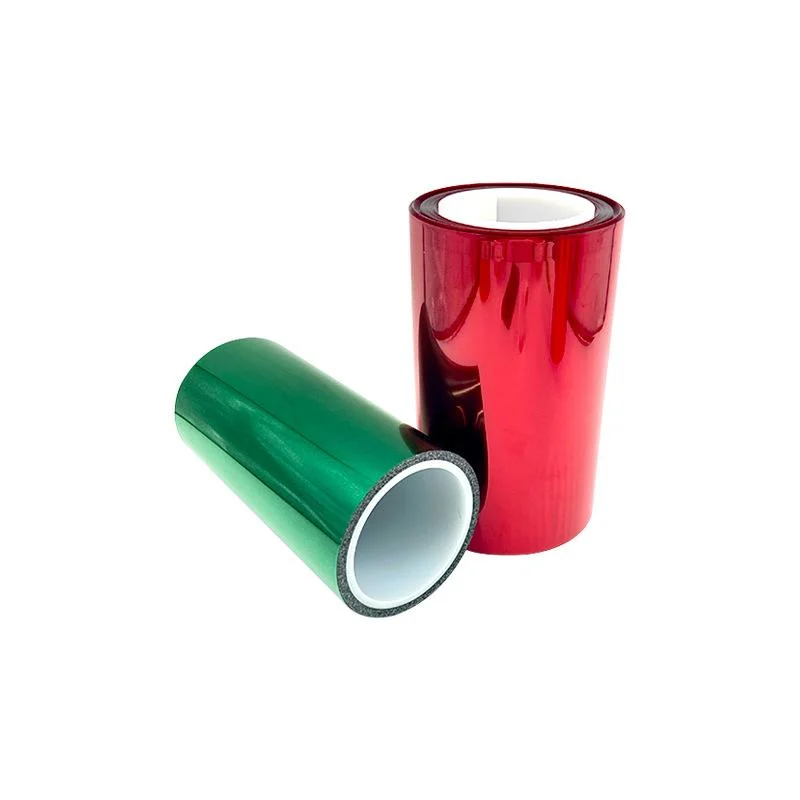 Película protetora Adhesivepet vermelha/verde/transparente/azul, de camada dupla/multiccamada dupla, para proteção de superfícies acrílico Folha lenticular