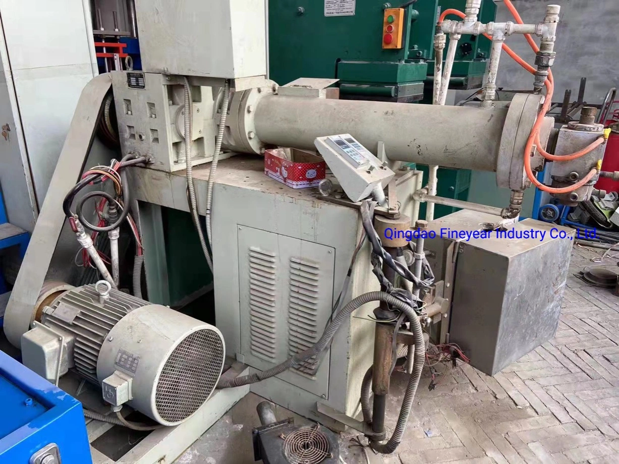 Used Extruder Secondhand Extruder Old Extruder Recycle Extruder Waste Extruder Transfer Extruder Rubber Tyre Tire Plastic Silicone Extruding Tread Extruding