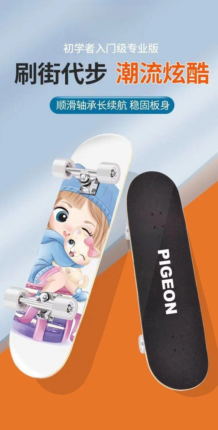 High quality/High cost performance  Wooden Board Scooter, 3-20 Years Old