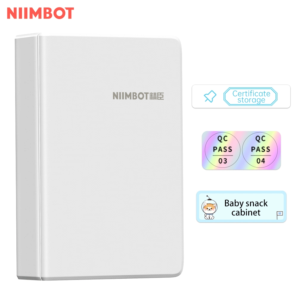 Niimbot B18 ohne Tinte tragbar Mini Wireless WiFi Blue-Tooth Thermal Transferaufkleber-Druckgerät