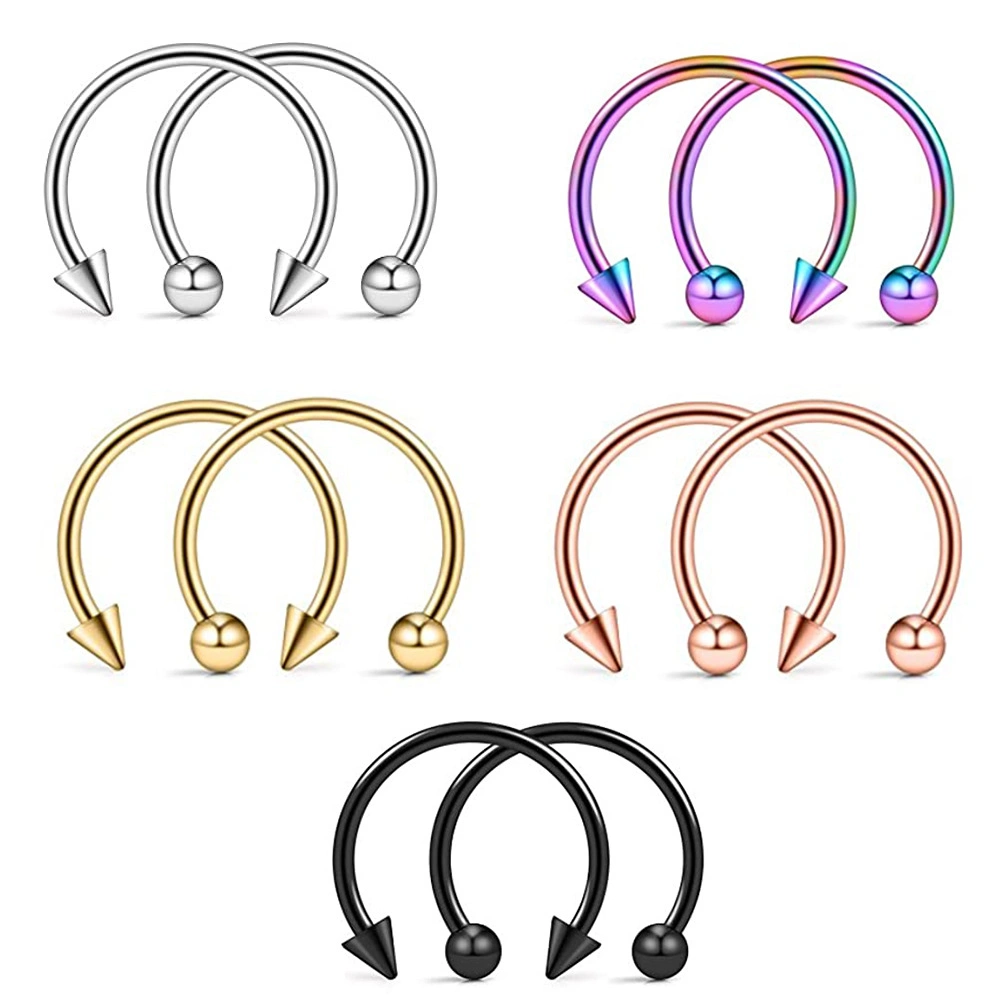 Wholesale/Supplier Titanium Steel U-Shaped Ball Nose Ring Body Piercing