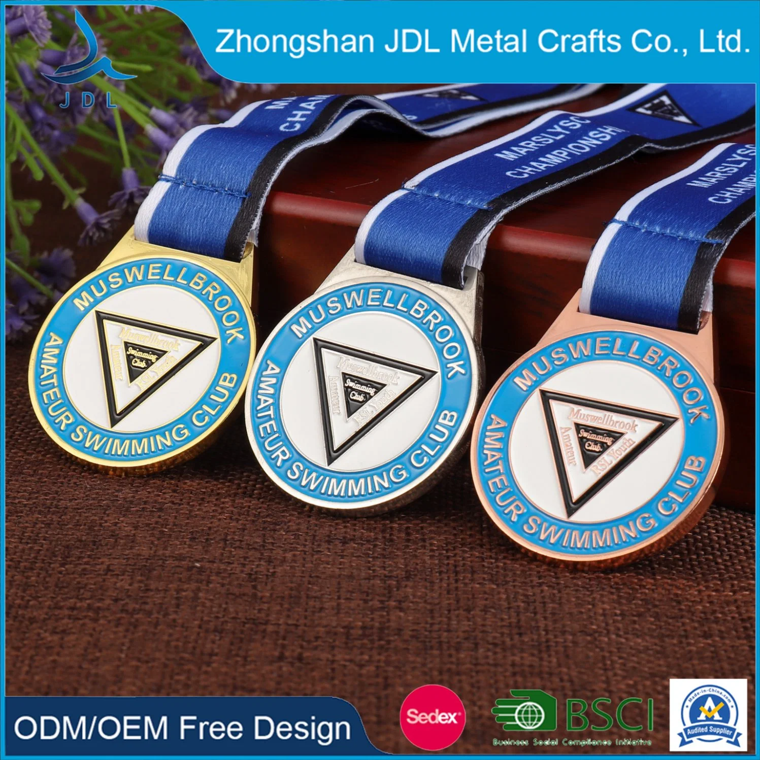 Wholesale/Supplier 2021 Sports Custom Metal Medal in USA for Souvenir Factory Supply Custom Metal Korea Souvenir Medals for Sports (335)