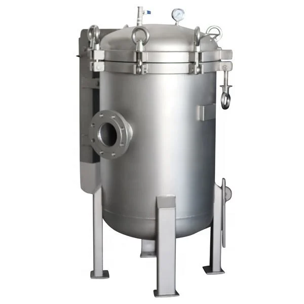 Chemical Industry 100L/H Industrial Liquid Bag Filter Housings for Seawater Desalination Plant